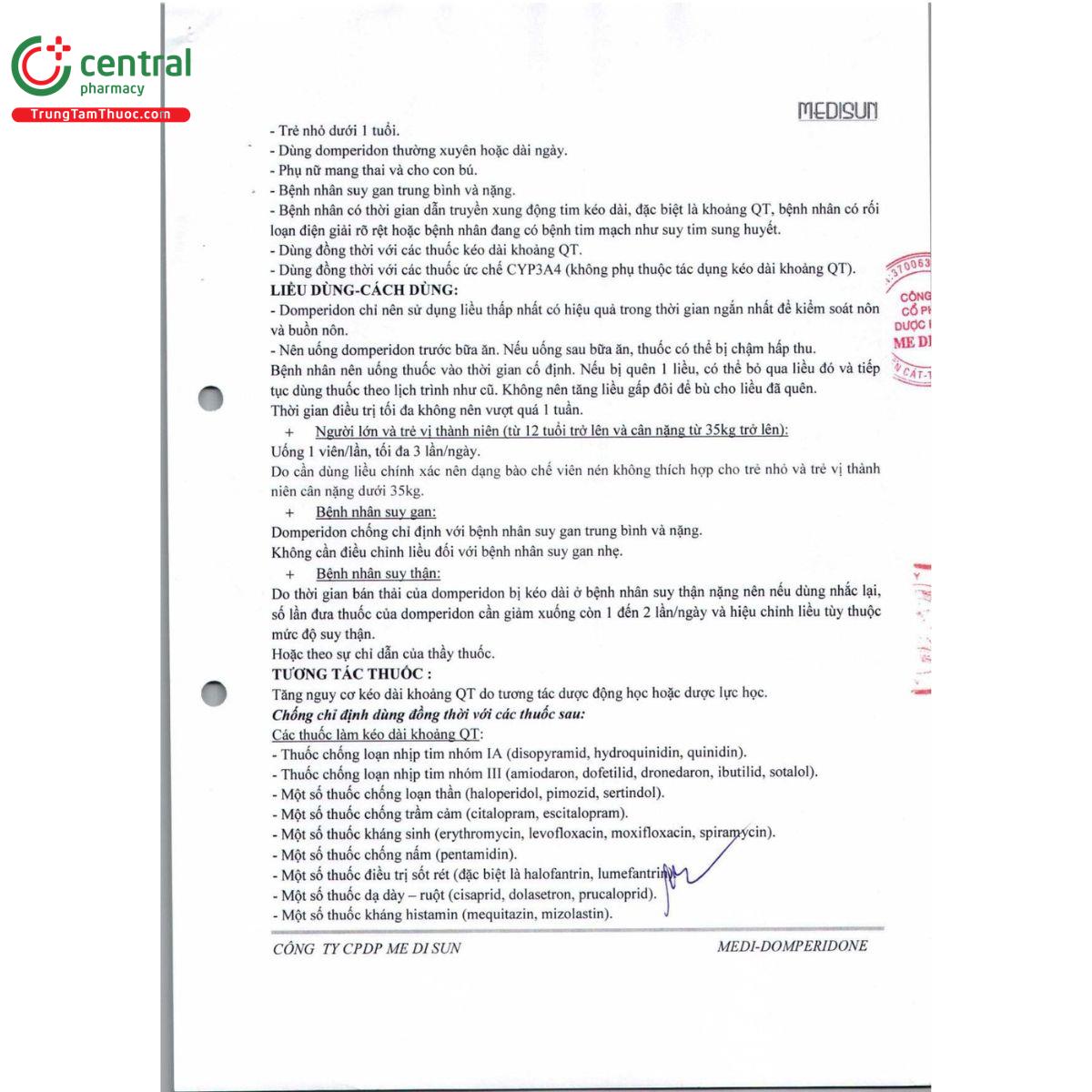 thuoc medi domperidone 10mg 5 E1140 thuoc medi domperidone 10mg 5 E1140