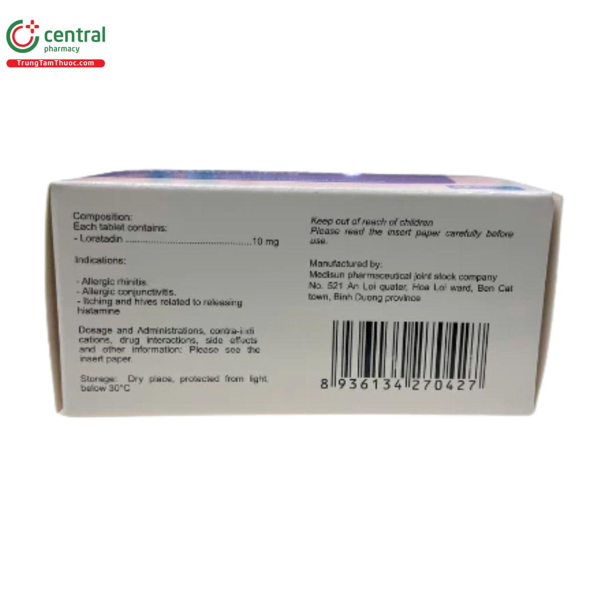 thuoc medi loratadin 10mg 5 T7755 thuoc medi loratadin 10mg 5 T7755