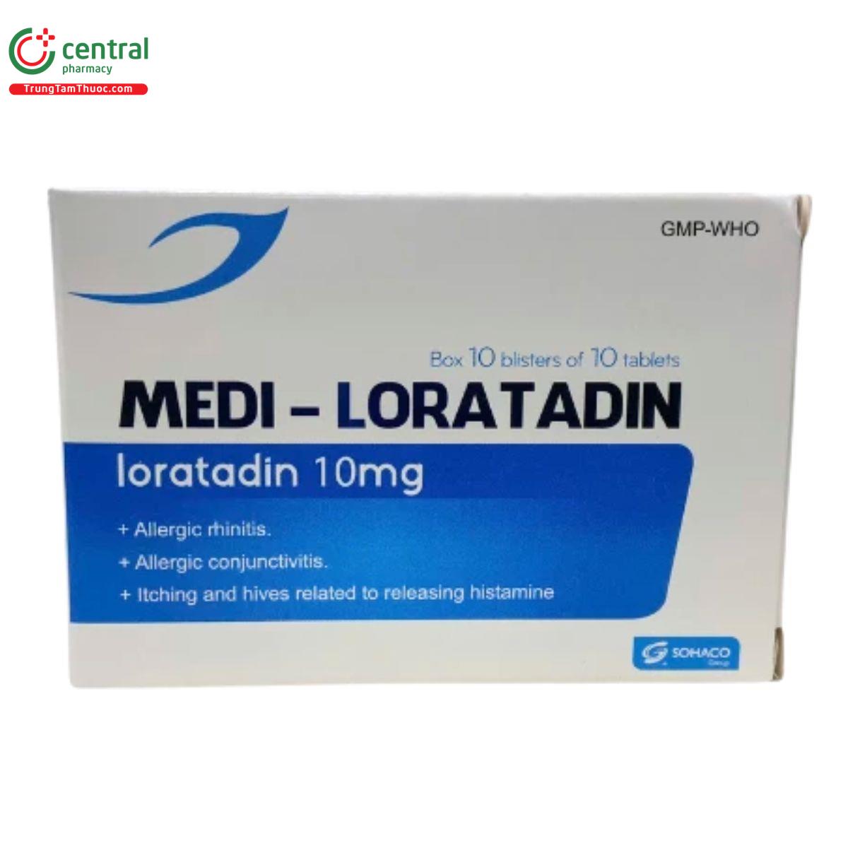 thuoc medi loratadin 10mg V8745 thuoc medi loratadin 10mg V8745