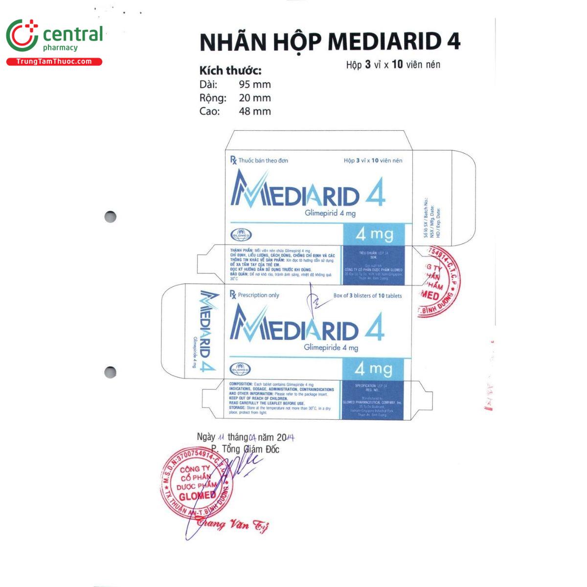 thuoc mediarid 4 5 P6668 thuoc mediarid 4 5 P6668