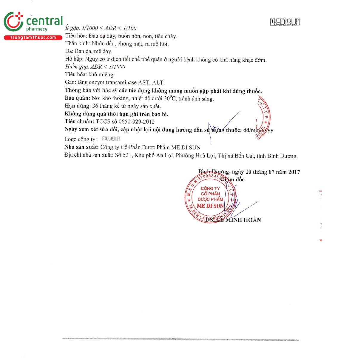 thuoc medibivo 8mg 7 K4321 thuoc medibivo 8mg 7 K4321