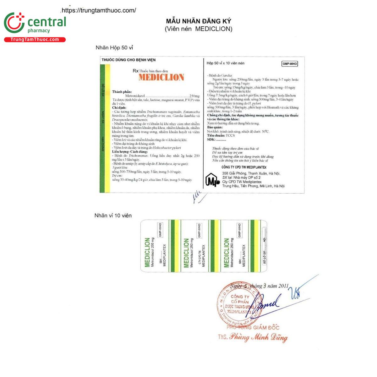 thuoc mediclion 250mg 3 N5785 thuoc mediclion 250mg 3 N5785