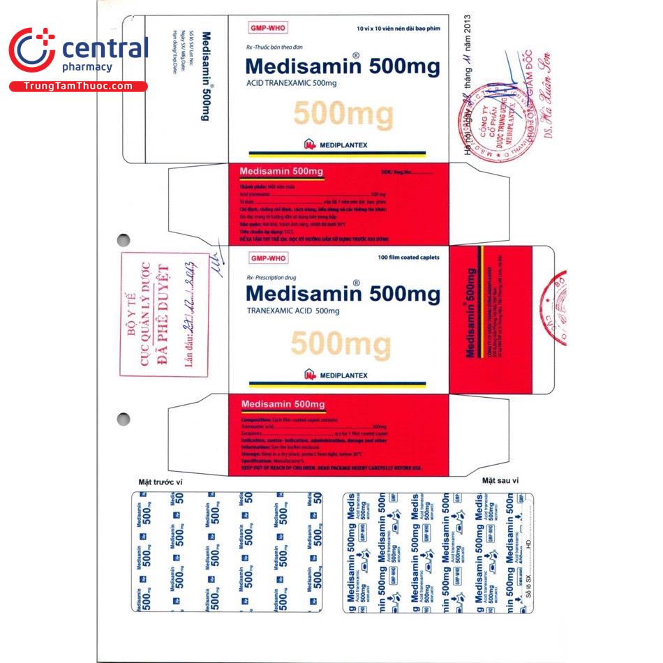 thuoc medisamin 500mg bs 9 S7866