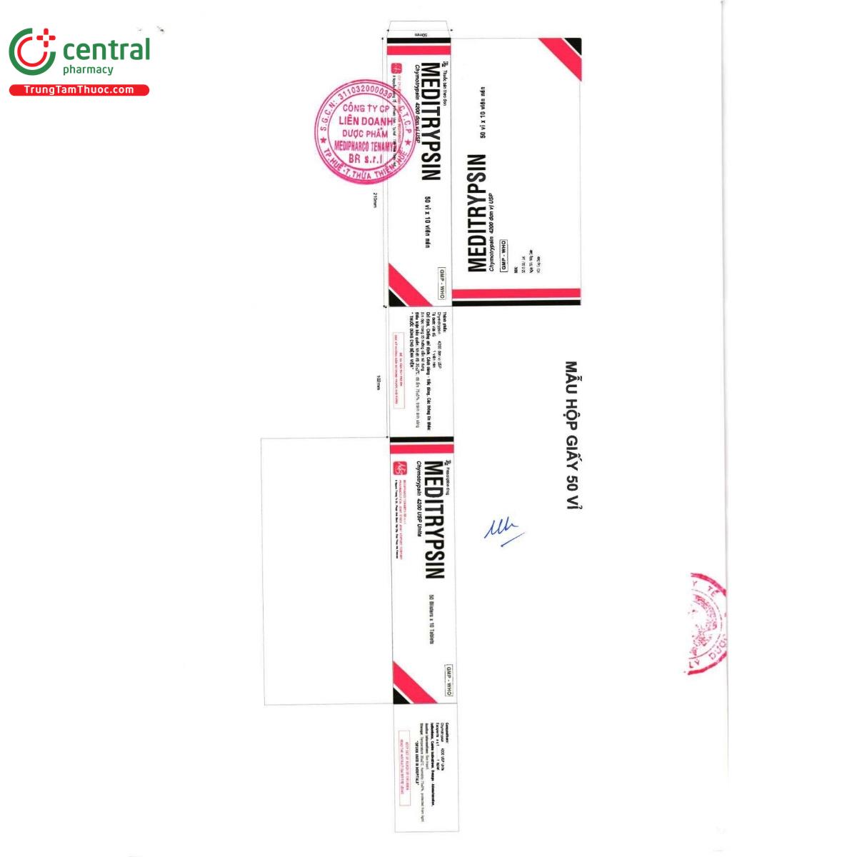 thuoc meditrypsin 5 O5132 thuoc meditrypsin 5 O5132
