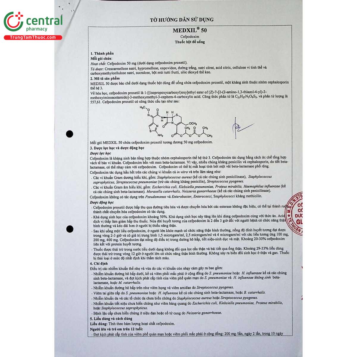 thuoc medxil 50 3 N5430 thuoc medxil 50 3 N5430