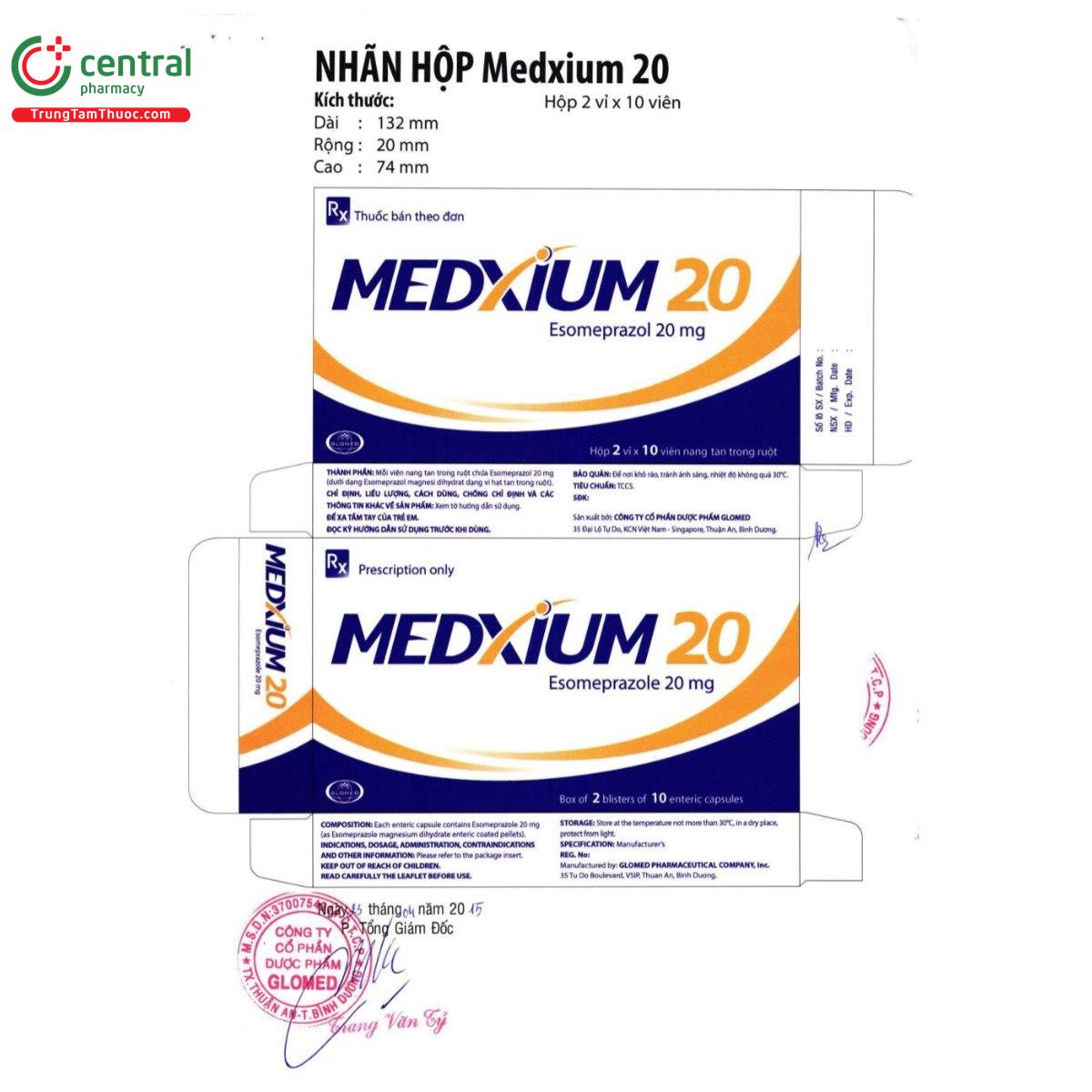thuoc medxium 20 2 C0841 thuoc medxium 20 2 C0841