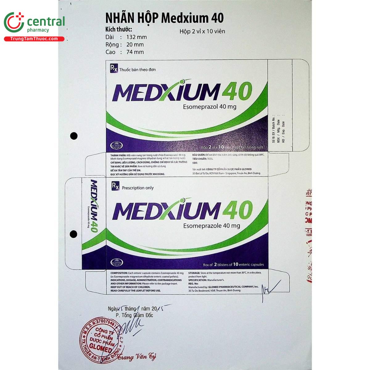 thuoc medxium 40 5 D1262 thuoc medxium 40 5 D1262