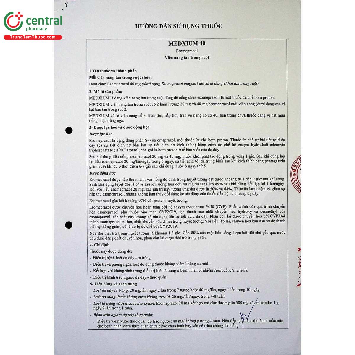 thuoc medxium 40 8 B0283 thuoc medxium 40 8 B0283