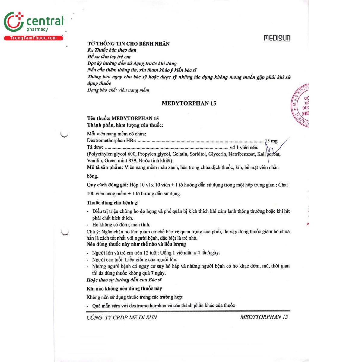 thuoc medytorphan 15 11 P6525 thuoc medytorphan 15 11 P6525
