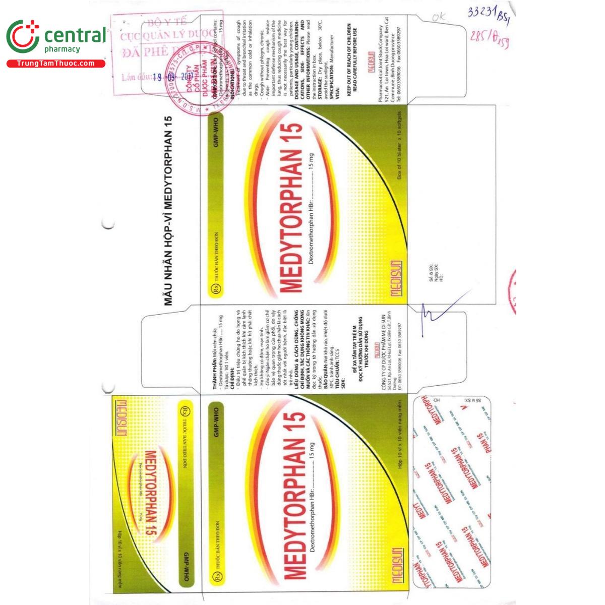 thuoc medytorphan 15 6 U8347 thuoc medytorphan 15 6 U8347