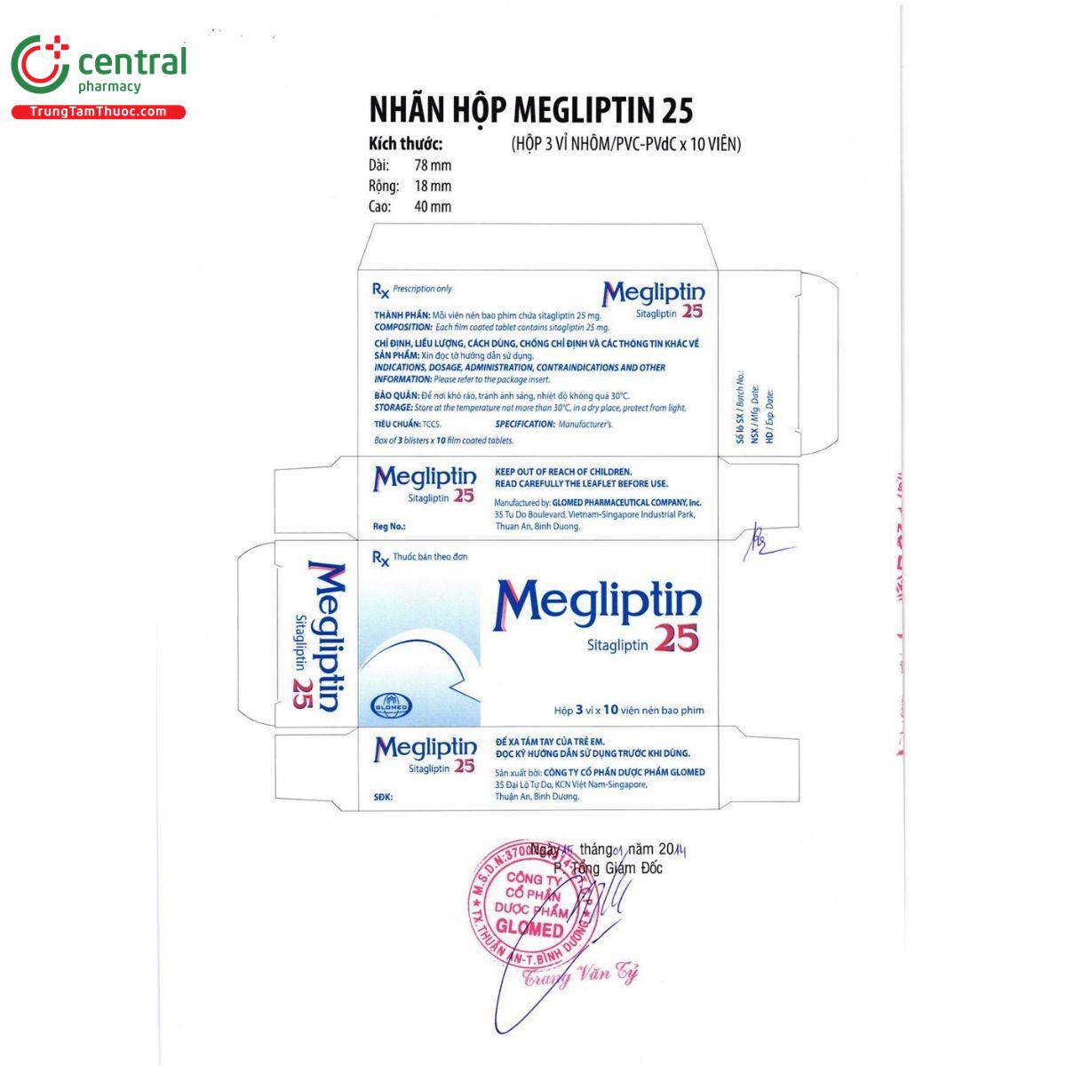 thuoc megliptin 25 10 O5145 thuoc megliptin 25 10 O5145