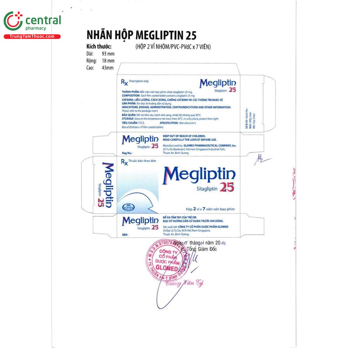 thuoc megliptin 25 13 Q6221 thuoc megliptin 25 13 Q6221