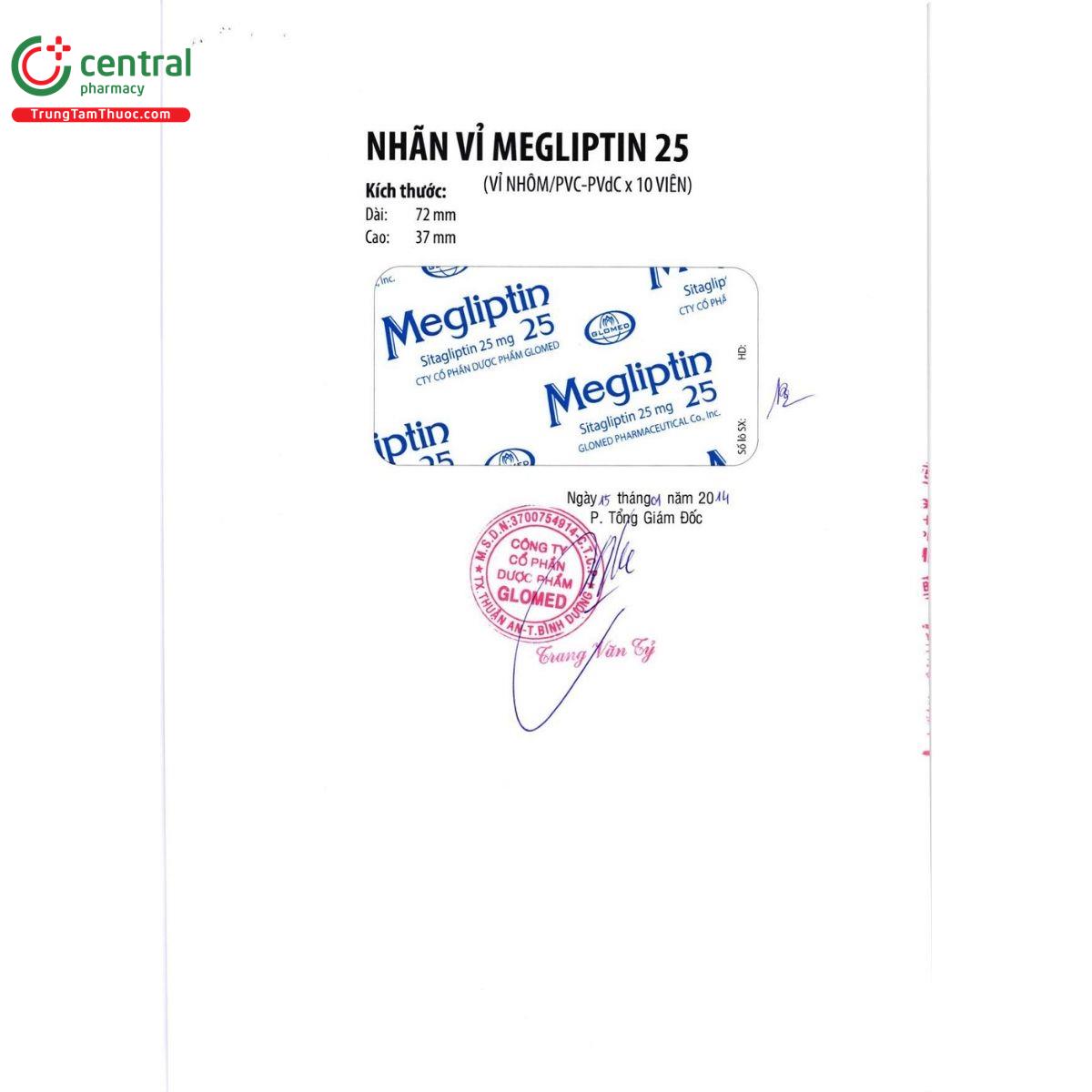 thuoc megliptin 25 8 I3485 thuoc megliptin 25 8 I3485