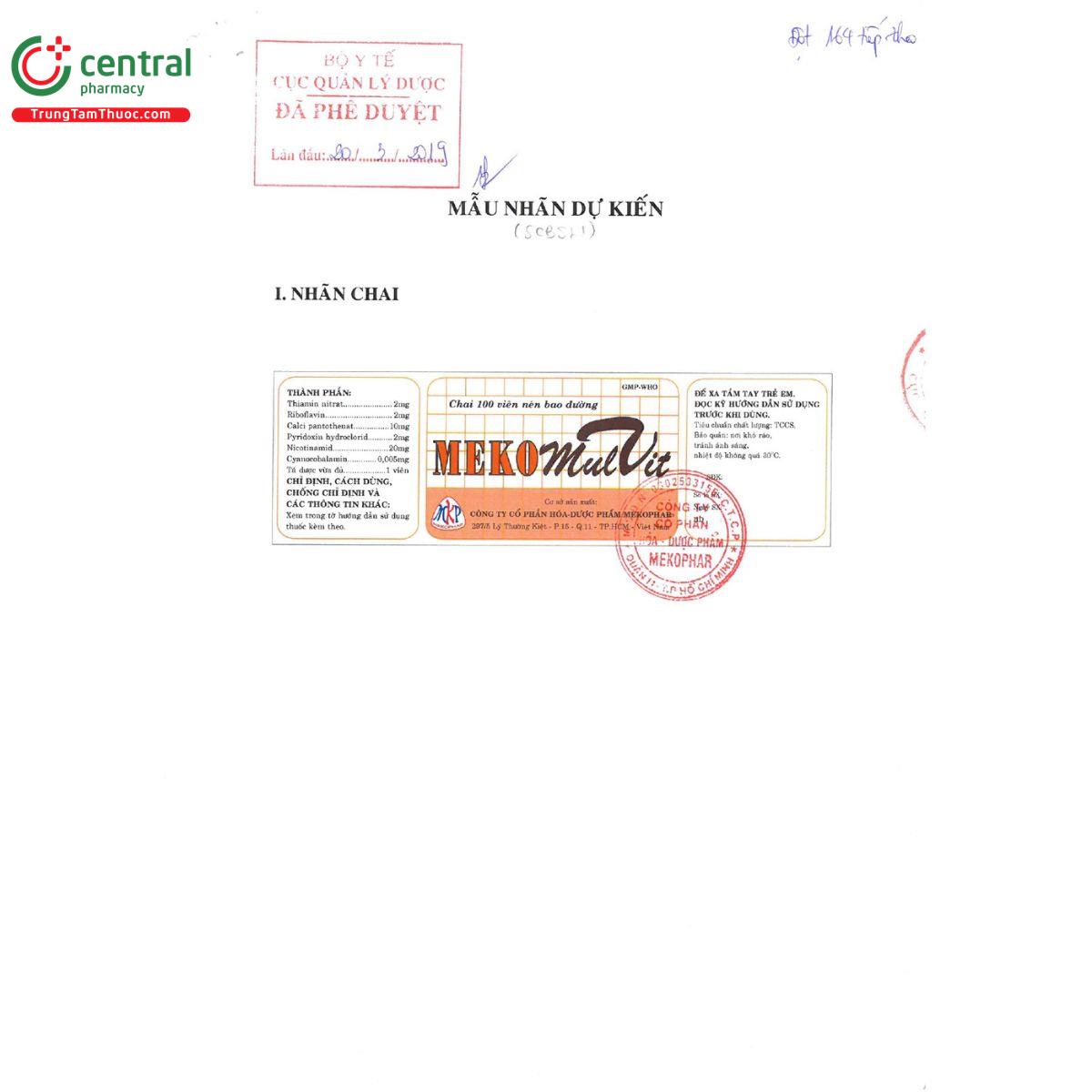 thuoc mekomulvit 2 V8030 thuoc mekomulvit 2 V8030