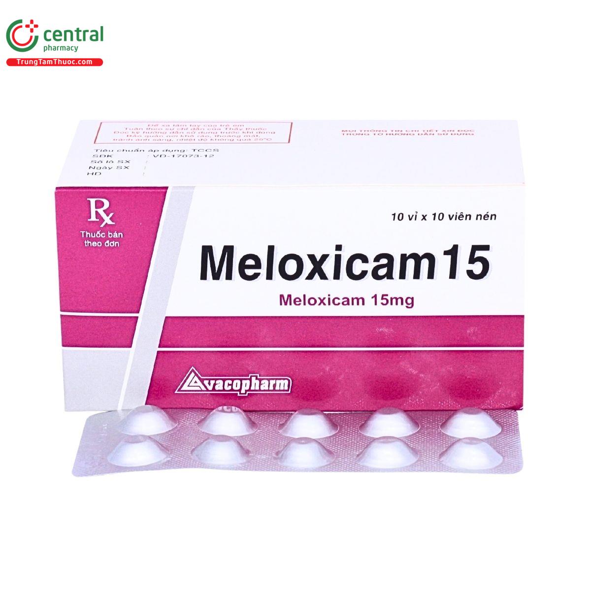 thuoc meloxicam 15mg vacopharm 1 S7818 thuoc meloxicam 15mg vacopharm 1 S7818