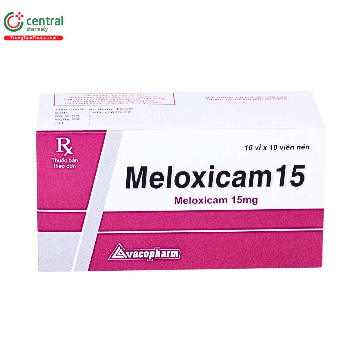 thuoc meloxicam 15mg vacopharm 2 E1052 thuoc meloxicam 15mg vacopharm 2 E1052