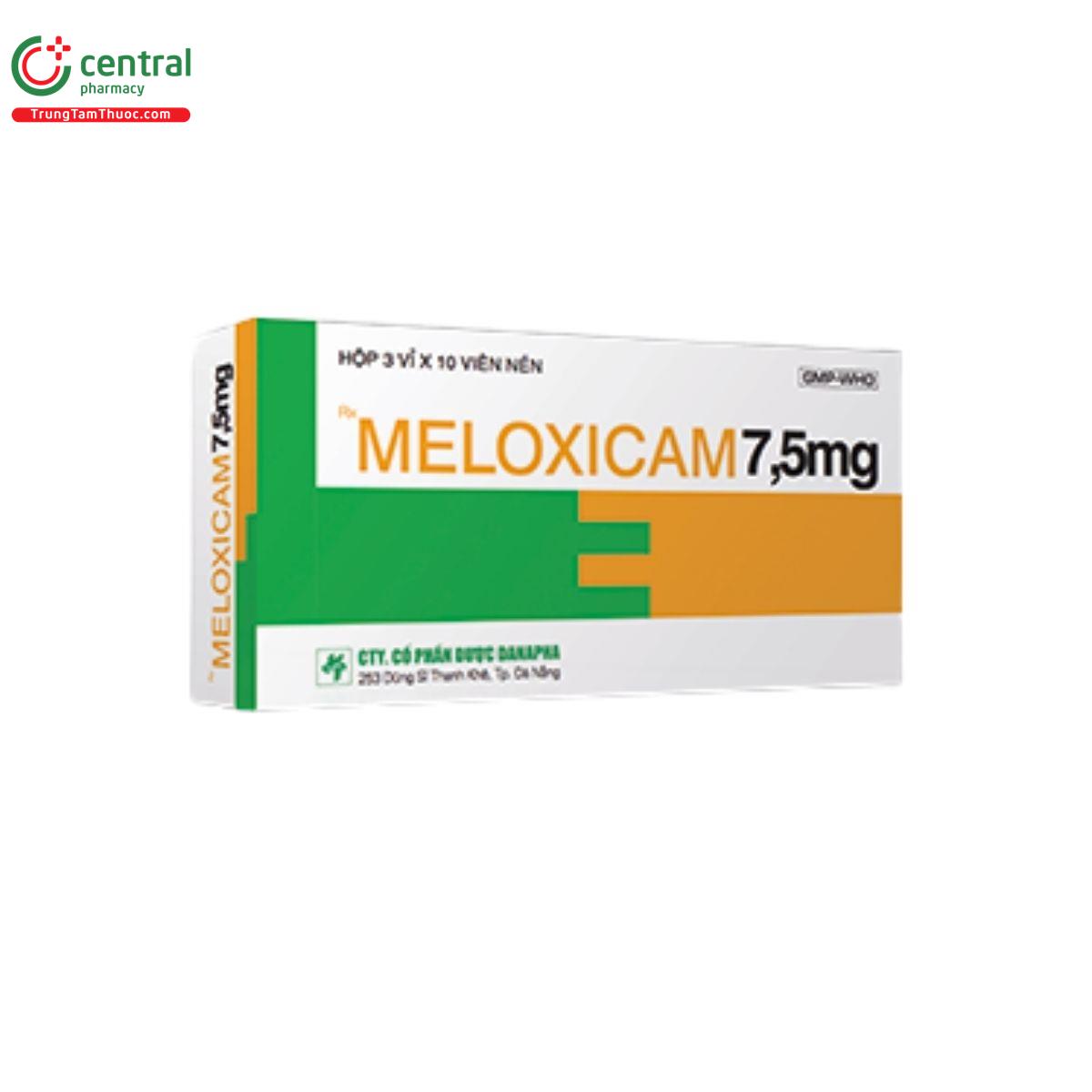 thuoc meloxicam 7 5mg danapha 3 B0470 thuoc meloxicam 7 5mg danapha 3 B0470