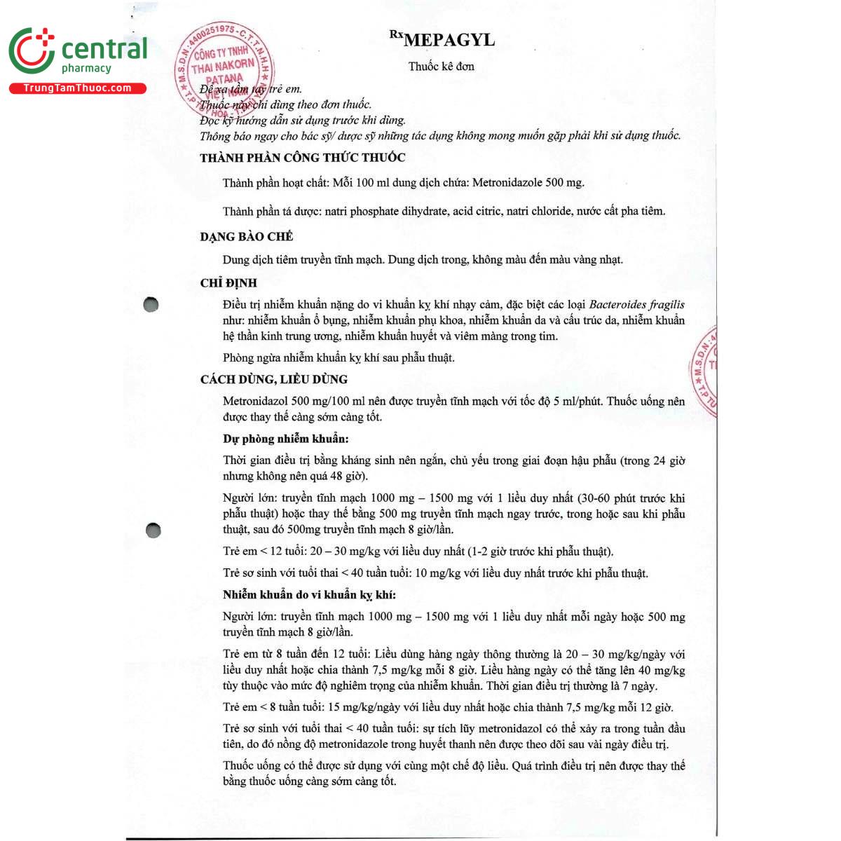 thuoc mepagyl injection 5mg ml 4 I3588