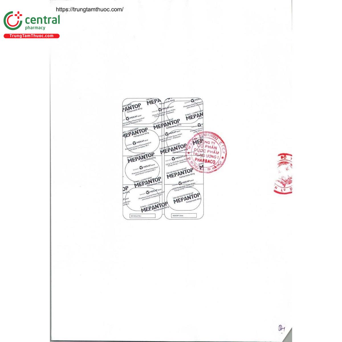 thuoc mepantop 40mg pharbaco 3 S7066 thuoc mepantop 40mg pharbaco 3 S7066