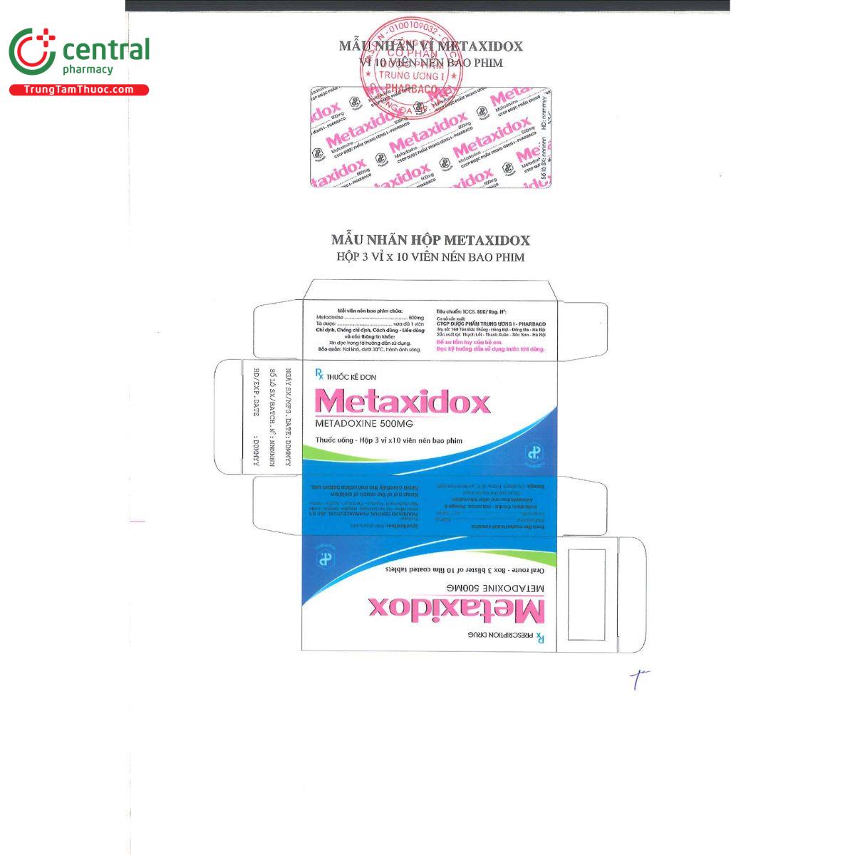 thuoc metaxidox 3 B0083