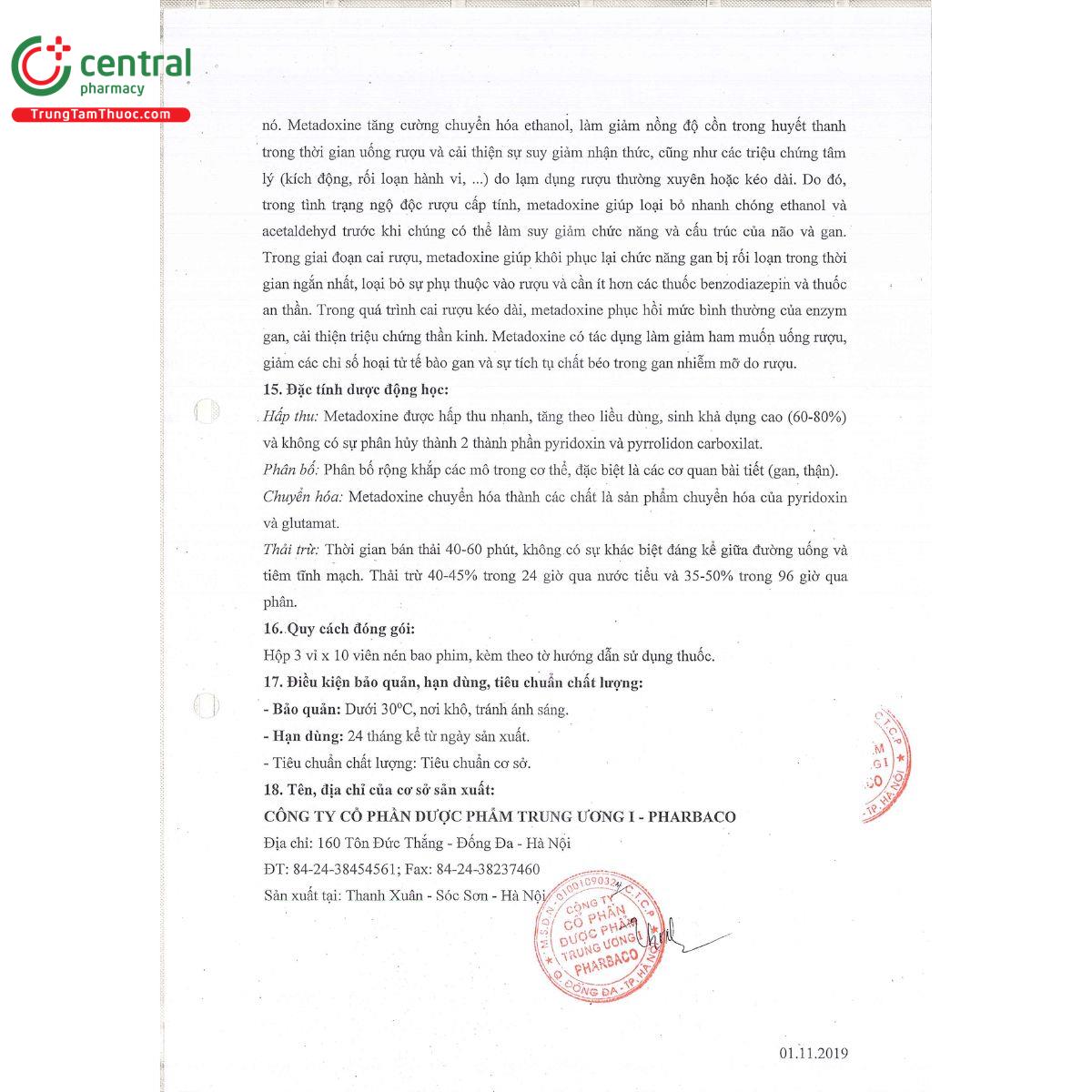 thuoc metaxidox 6 O5380