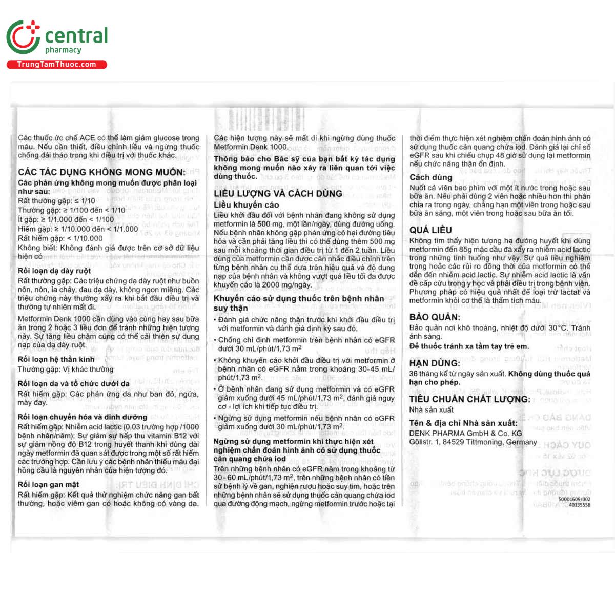 thuoc metformin denk 1000 10 T8281 thuoc metformin denk 1000 10 T8281