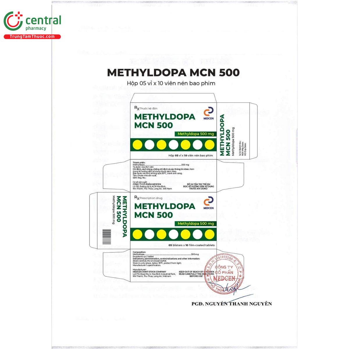 thuoc methyldopa mcn 500mg 2 D1346