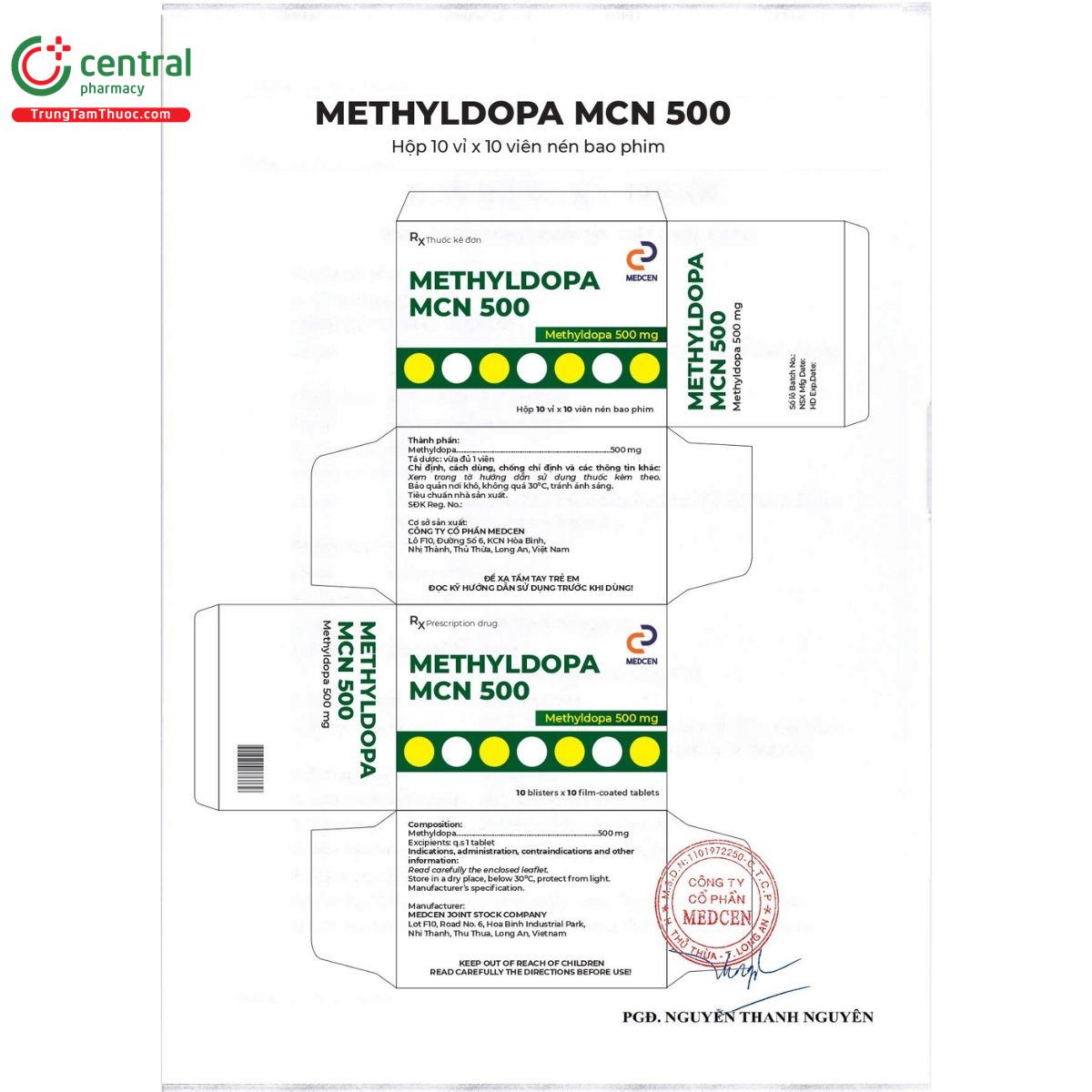 thuoc methyldopa mcn 500mg 3 J4084