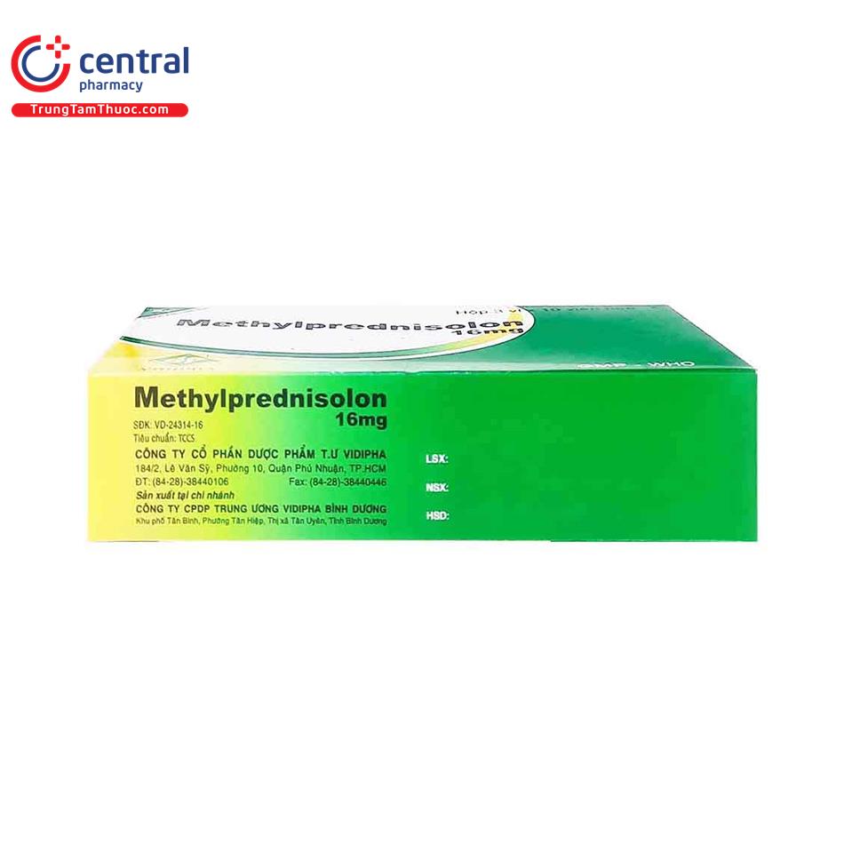 thuoc methylprednisolon 16mg vidipha 10 O5340