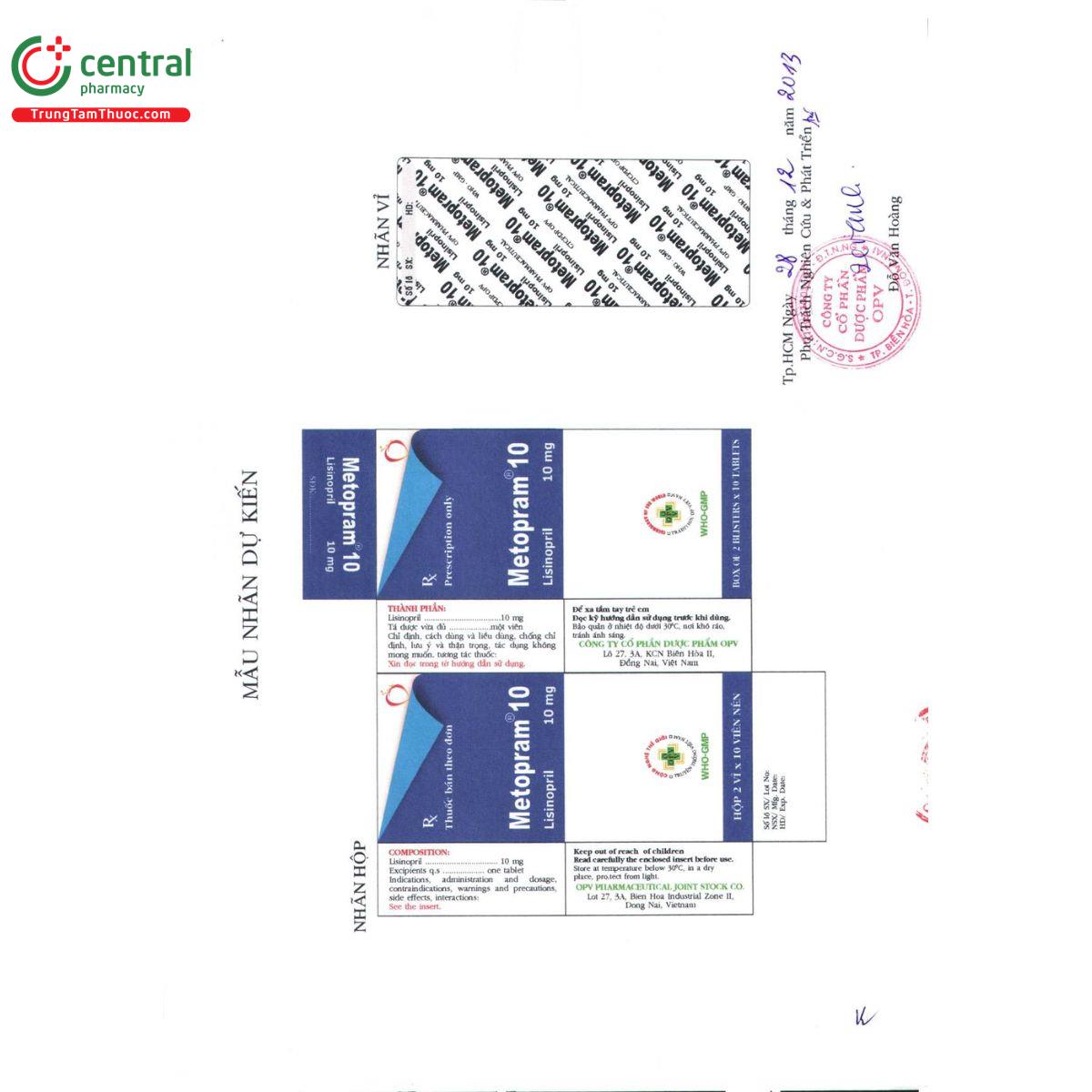 thuoc metopram 10mg 4 N5828 thuoc metopram 10mg 4 N5828
