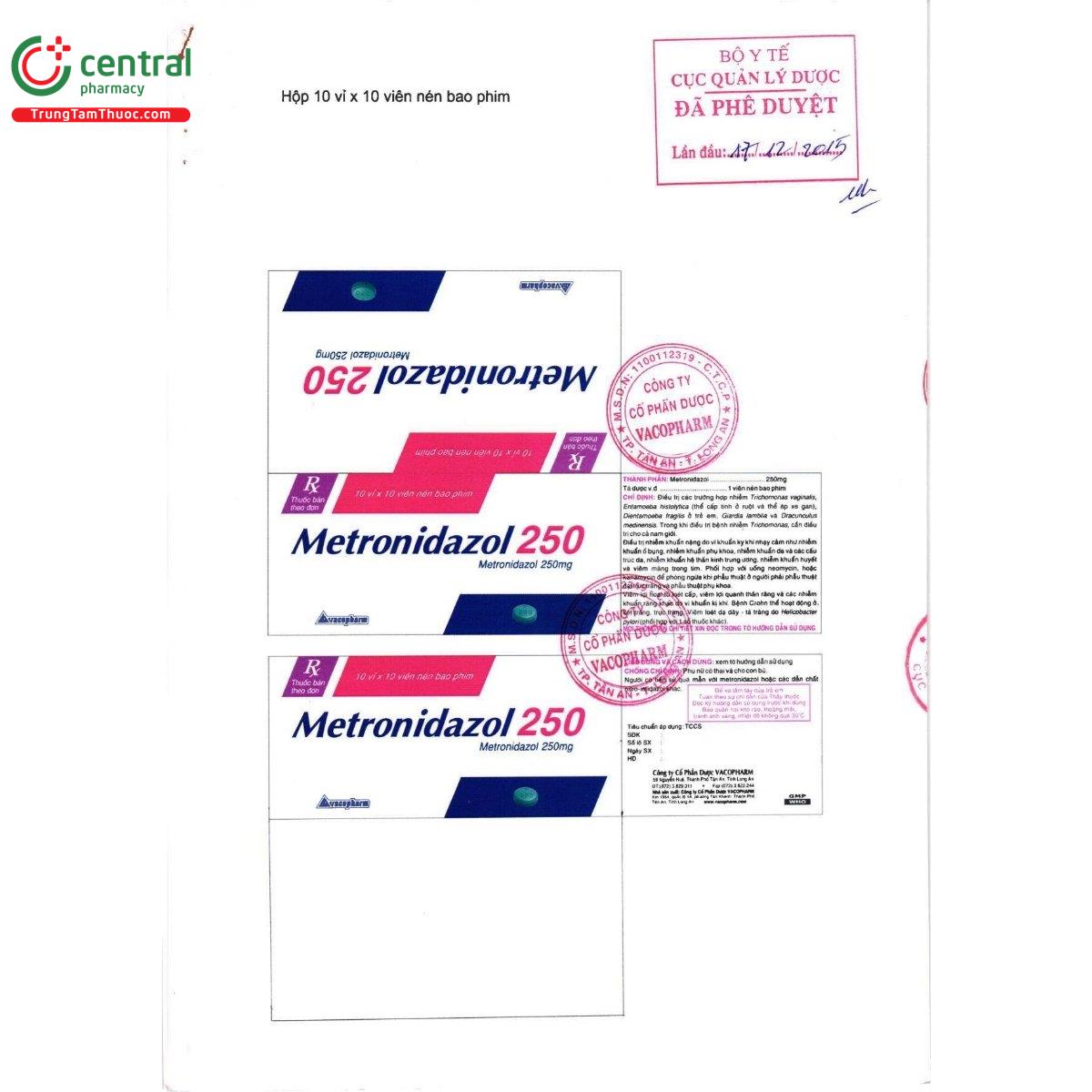 thuoc metronidazol 250 vacopharm 2 R7641 thuoc metronidazol 250 vacopharm 2 R7641
