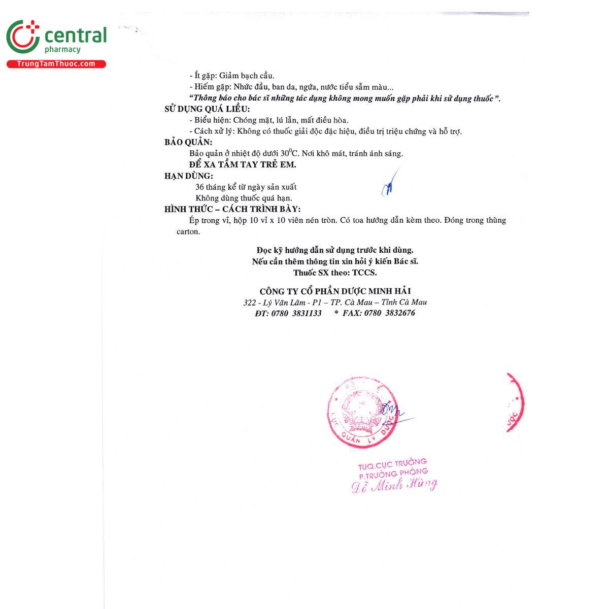 thuoc metronidazol 250mg duoc minh hai 5 B0081 thuoc metronidazol 250mg duoc minh hai 5 B0081