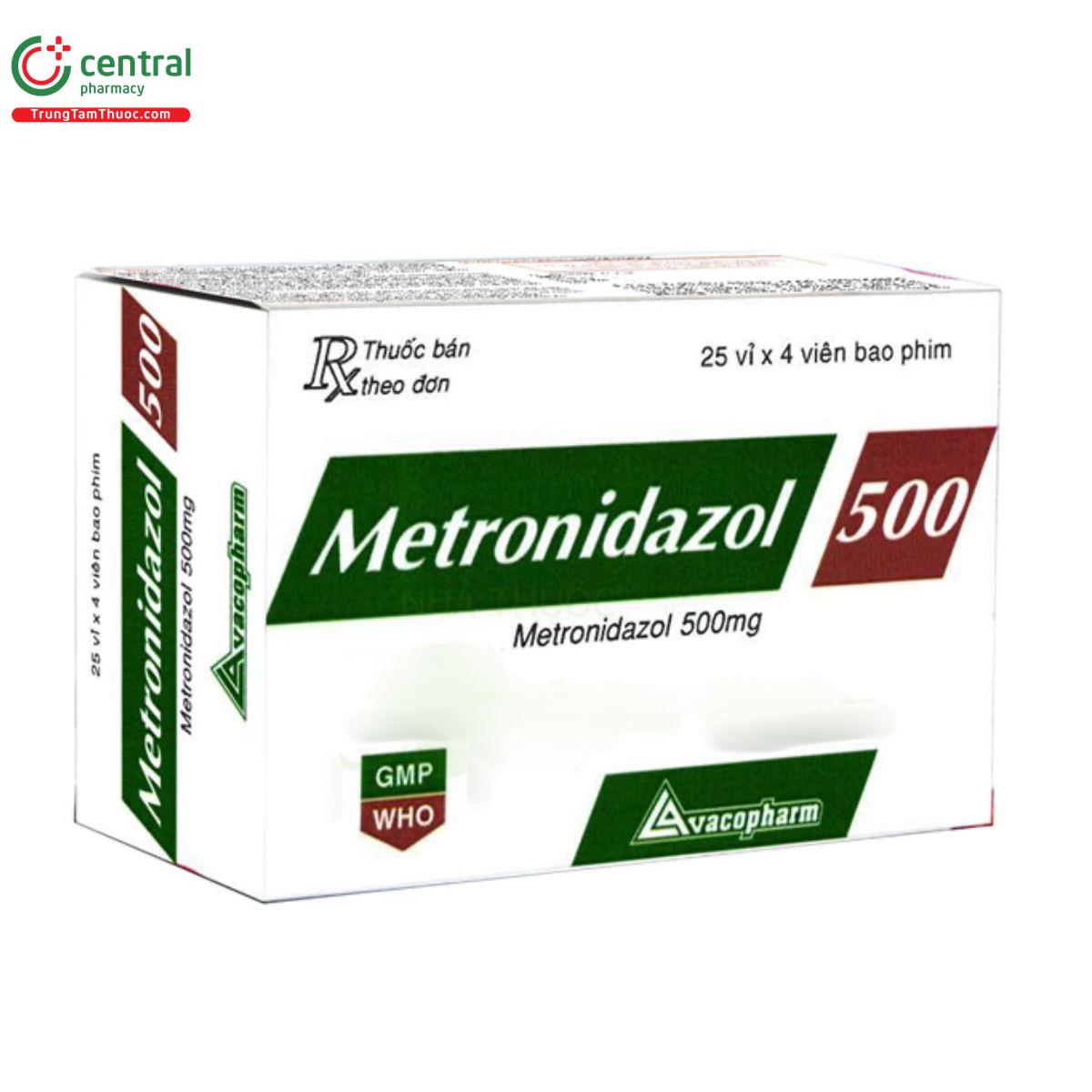 thuoc metronidazol 500mg vacopharm 8 U8253