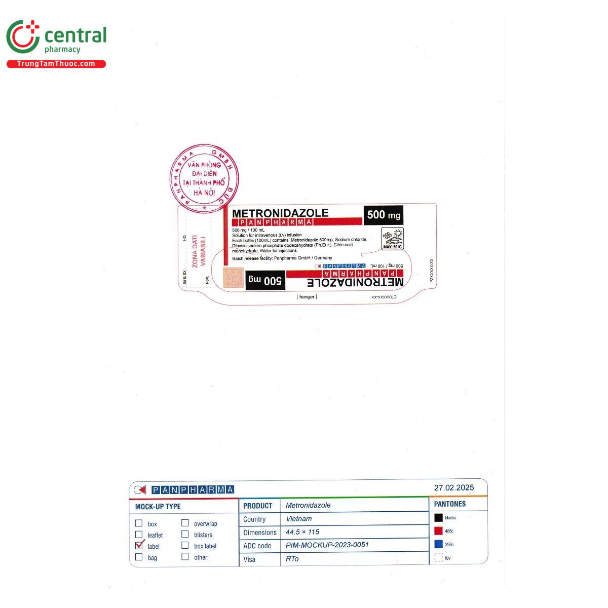 thuoc metronidazole panpharma 500 mg 3 R7410