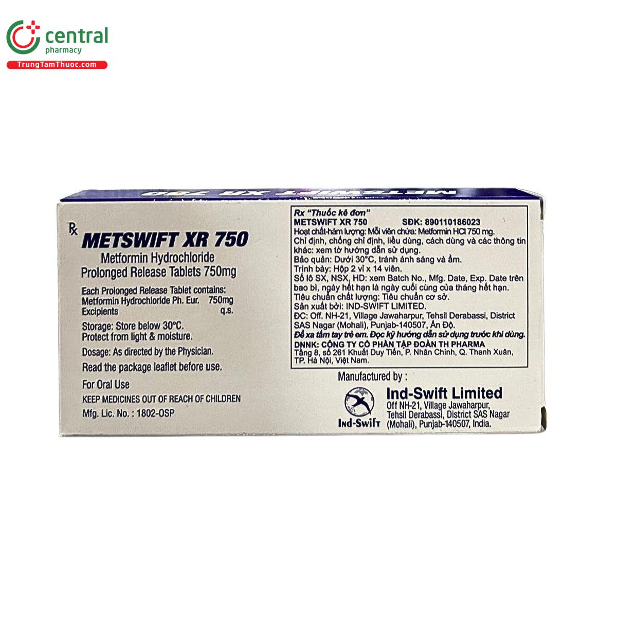 thuoc metswift xr 750 4 N5171 thuoc metswift xr 750 4 N5171
