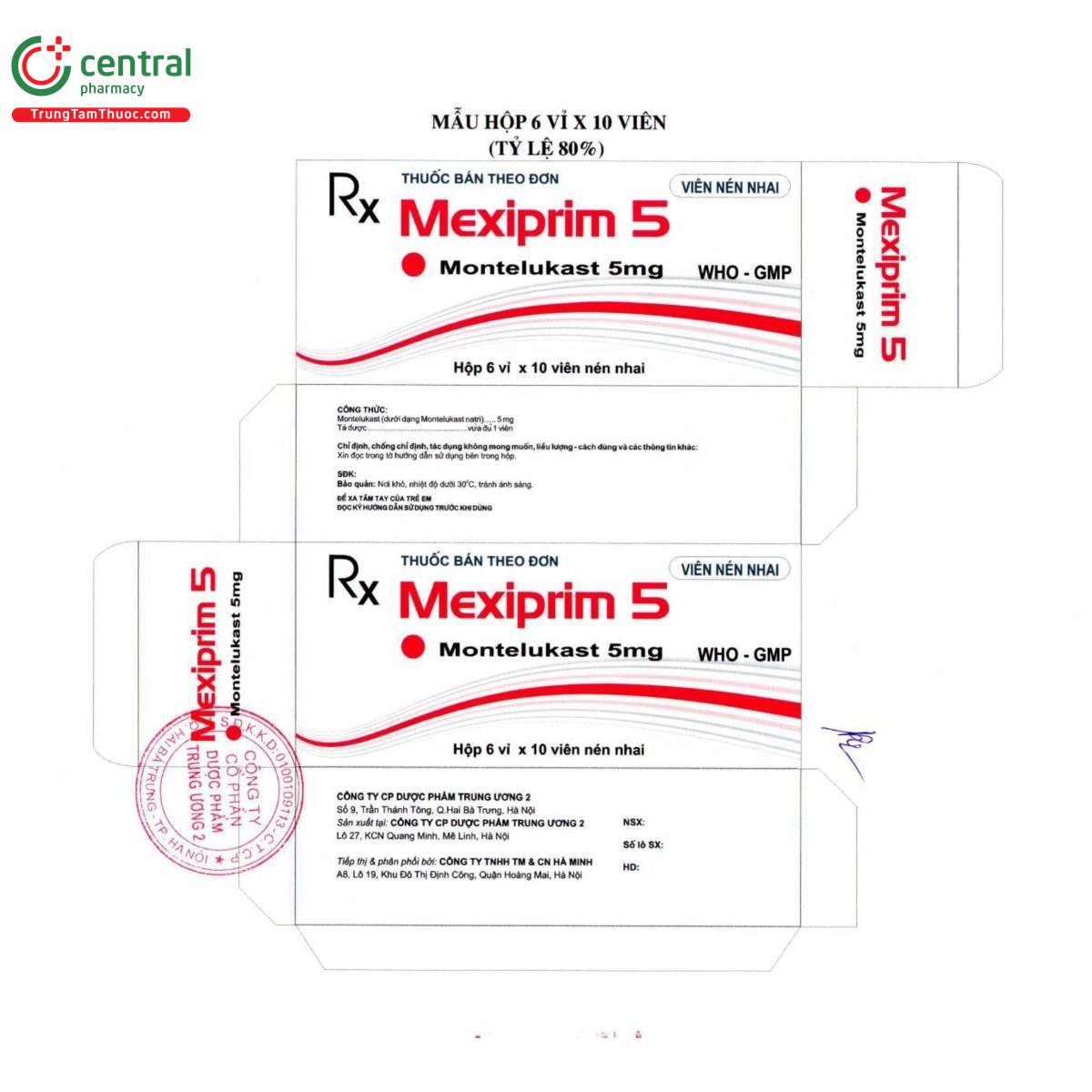 thuoc mexiprim 5 5 V8154 thuoc mexiprim 5 5 V8154