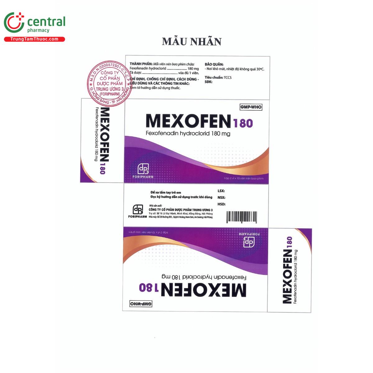 thuoc mexofen 180mg 4 T8758 thuoc mexofen 180mg 4 T8758