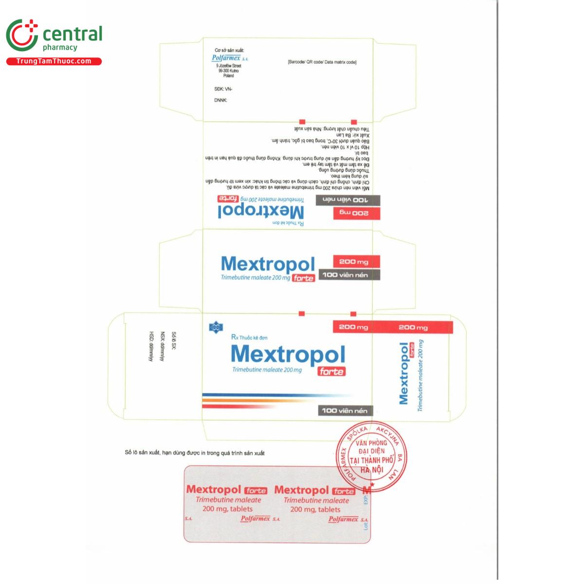 thuoc mextropol forte 200mg 2 T7246