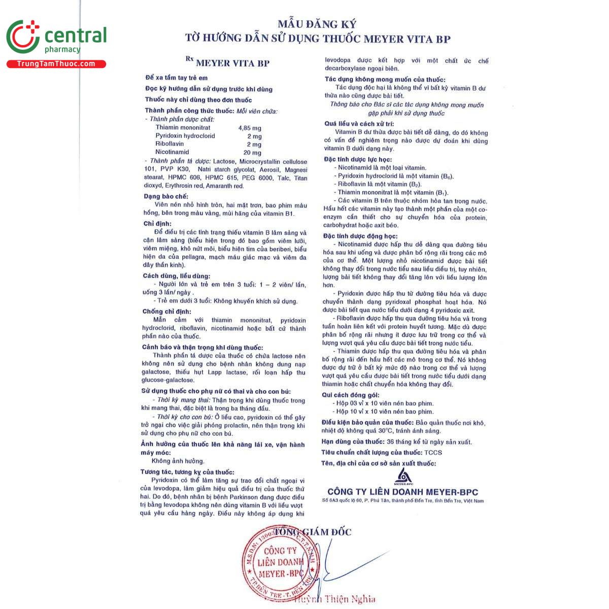 thuoc meyer vita bp 4 M4077 thuoc meyer vita bp 4 M4077