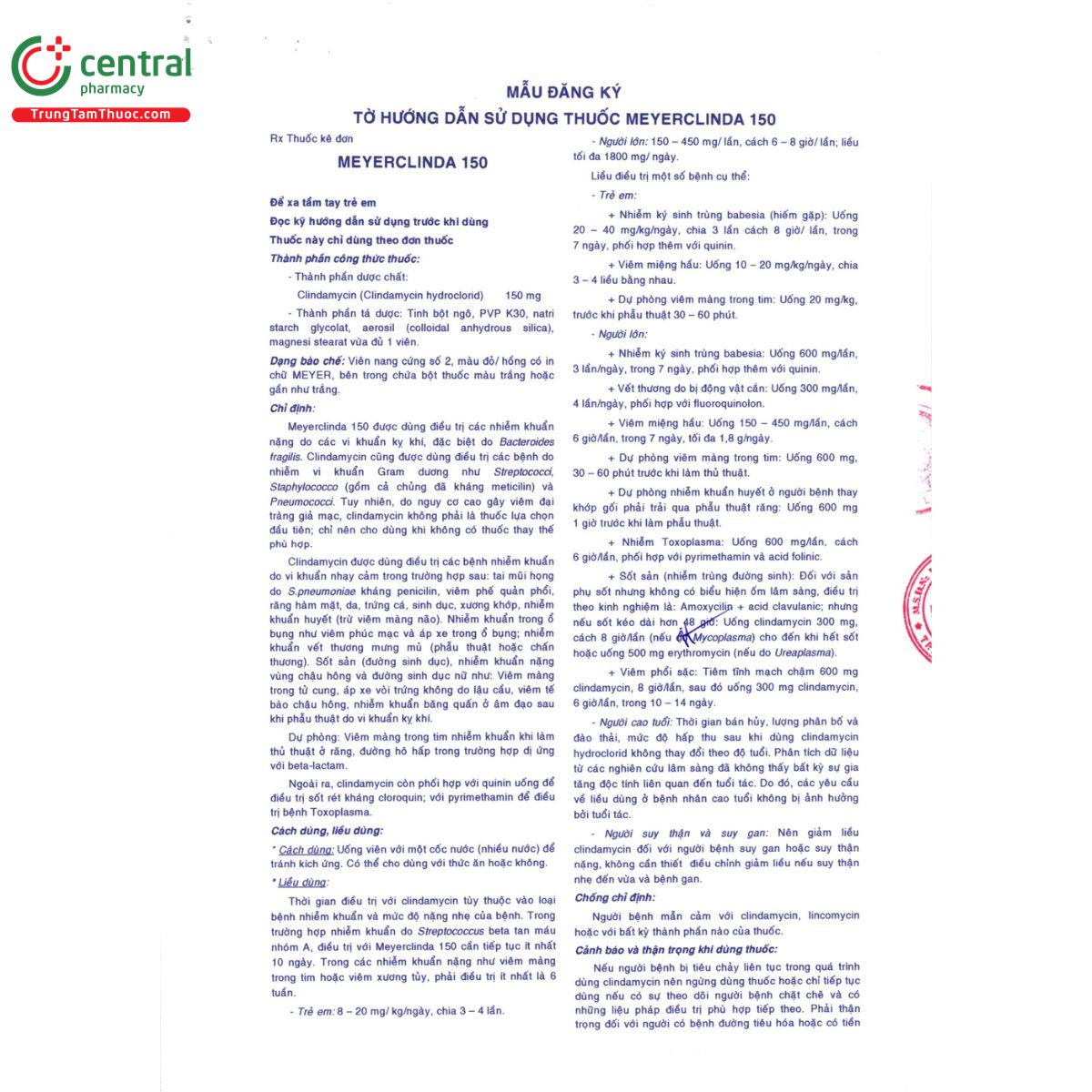 thuoc meyerclinda 150 6 L4010 thuoc meyerclinda 150 6 L4010