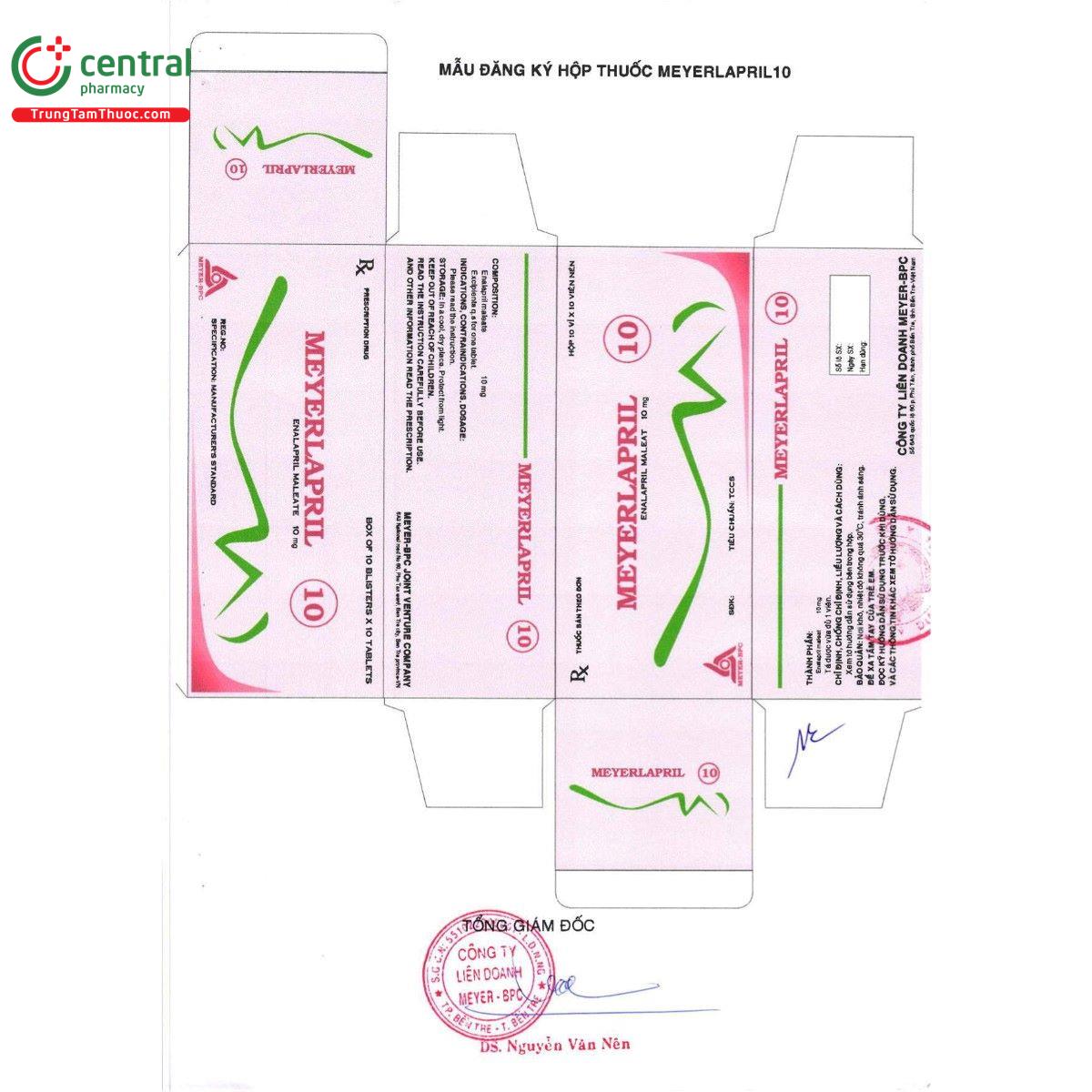 thuoc meyerlapril 10 3 T7873 thuoc meyerlapril 10 3 T7873