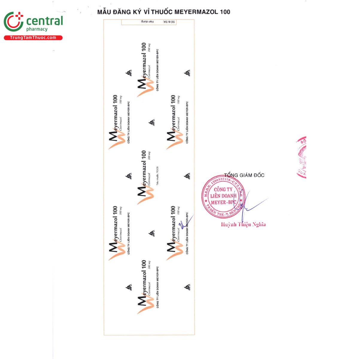 thuoc meyermazol 100 4 D1818 thuoc meyermazol 100 4 D1818