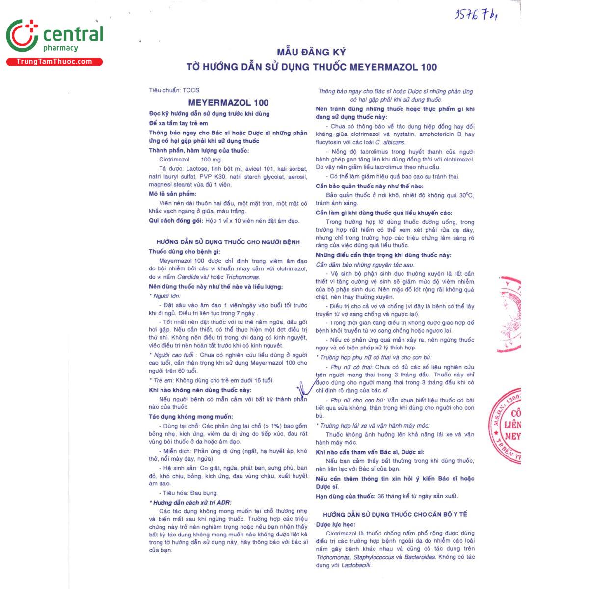 thuoc meyermazol 100 5 S7272 thuoc meyermazol 100 5 S7272
