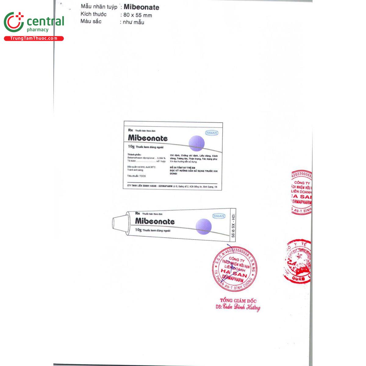 thuoc mibeonate 6 H3844 thuoc mibeonate 6 H3844