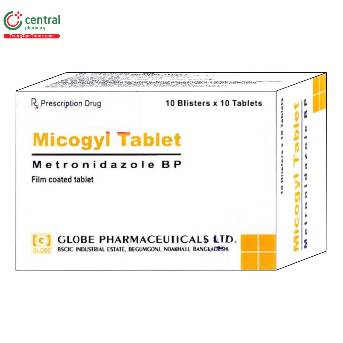 thuoc micogyl tablet 400mg S7444 thuoc micogyl tablet 400mg S7444