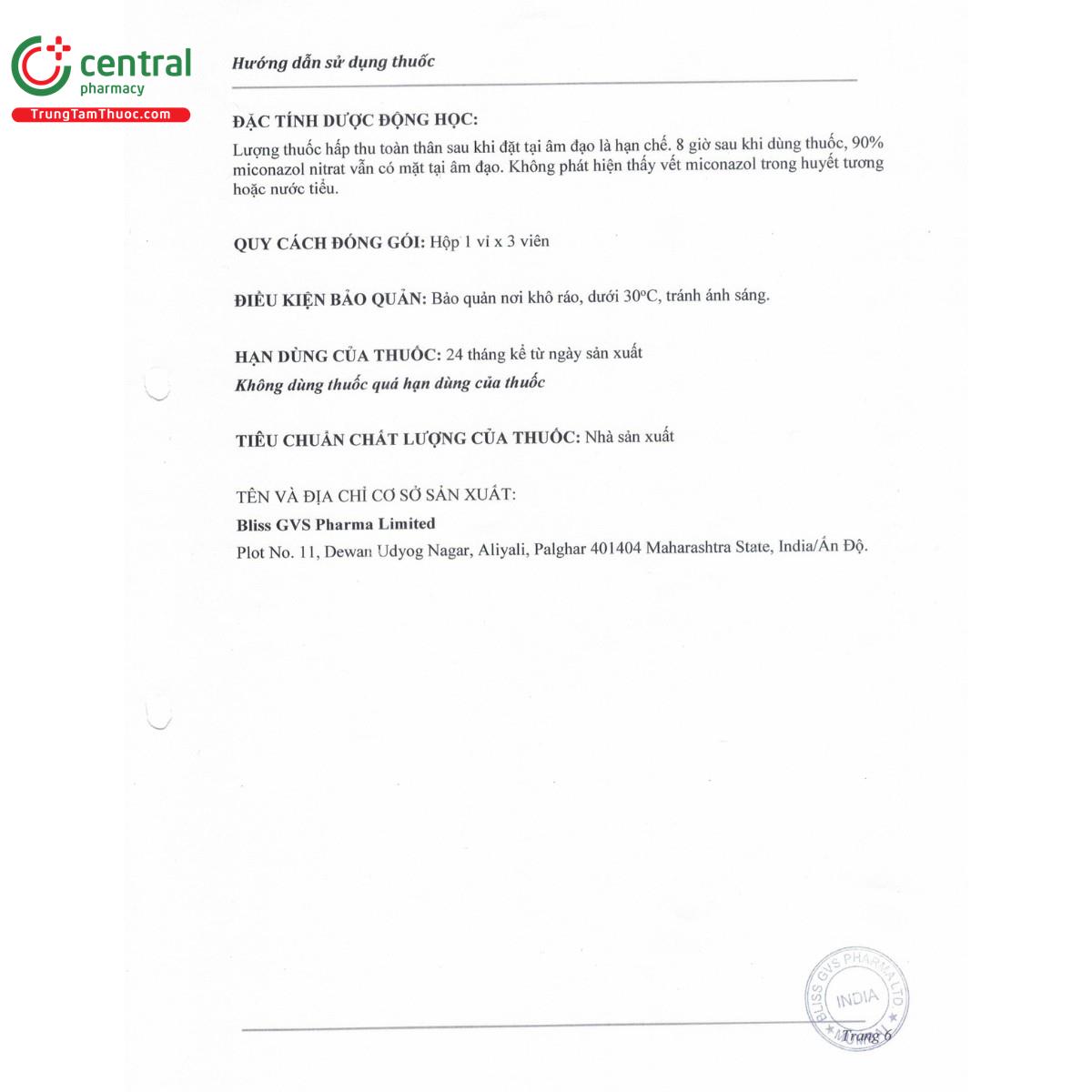 thuoc micozole 400mg 7 G2577 thuoc micozole 400mg 7 G2577