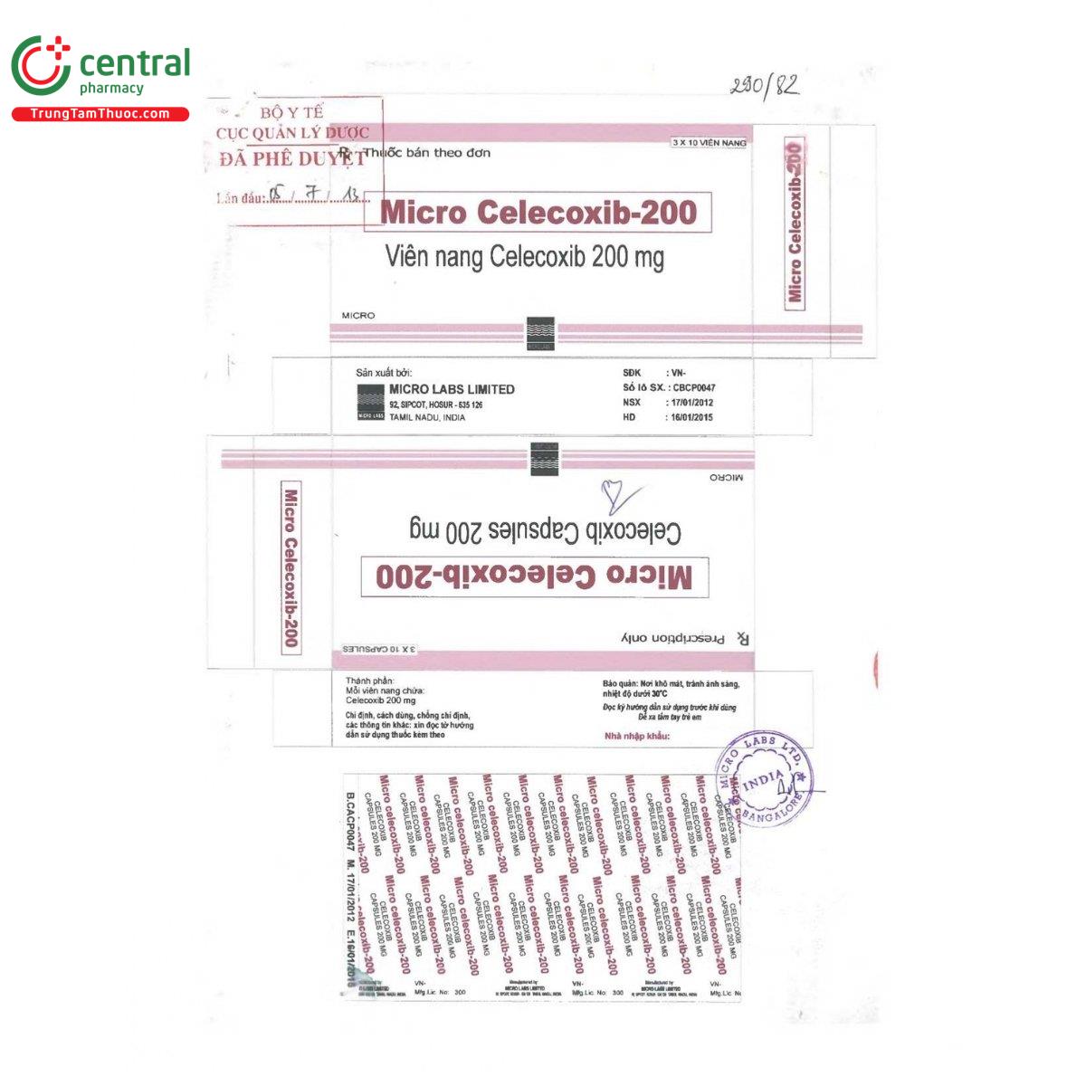 thuoc micro celecoxib 200 2 R7338 thuoc micro celecoxib 200 2 R7338