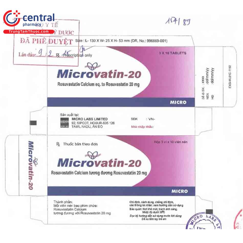 thuoc microvatin 20 13 A0337