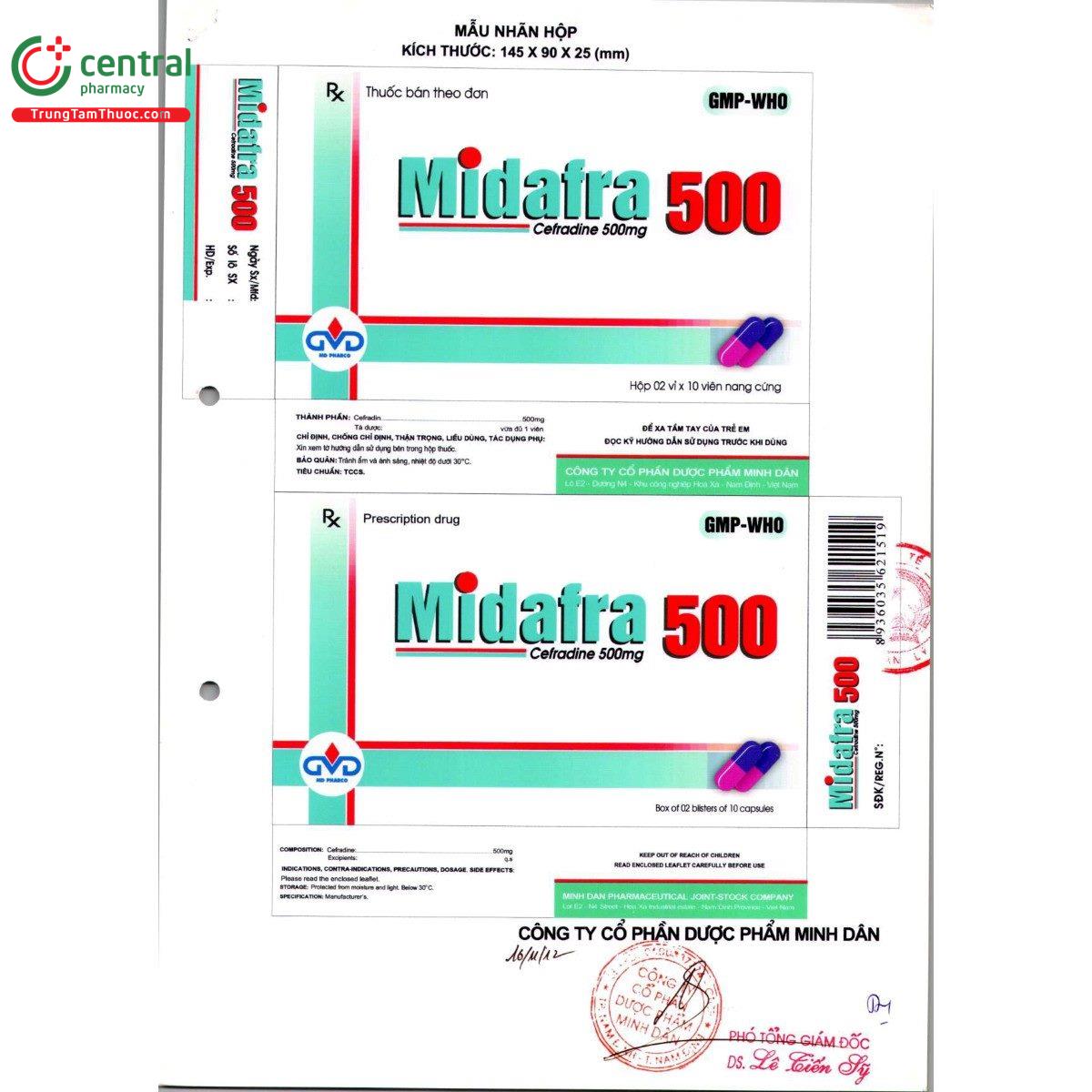 thuoc midafra 500 4 U8714 thuoc midafra 500 4 U8714