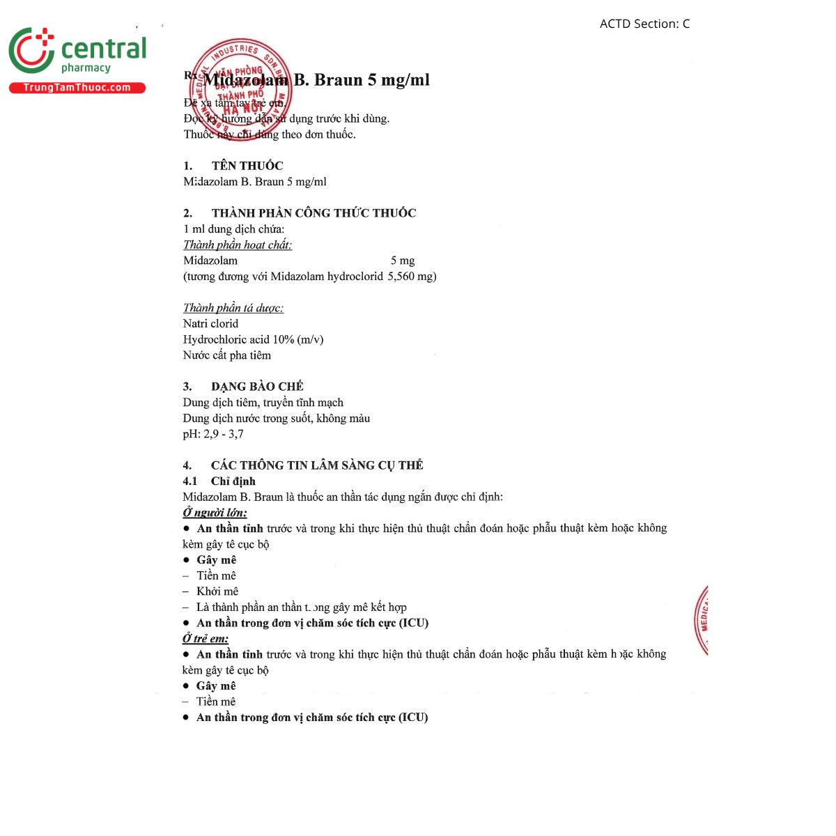 thuoc midazolam b braun 5mg ml 3 H3324 thuoc midazolam b braun 5mg ml 3 H3324